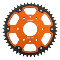 45t Orange Supersprox Stealth Rear Sprocket for 2017-2021 Husqvarna Vitpilen 401 - Standard Gearing