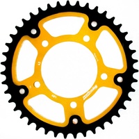 46t Gold Supersprox Stealth Rear Sprocket for 2017-2023 Husqvarna TC65 - Optional Gearing