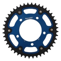 48t Blue Supersprox Stealth Rear Sprocket for 2000-2012 KTM 65 SX - Optional Gearing
