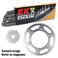 EK Standard Chain & Sprocket Kit for 1975-1979 Honda CB400F 4-Cyl - 17/38