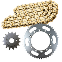 Gold O-Ring Chain & Sprocket Kit for 2017-2024 Honda XR190 AG-XR - 15/52