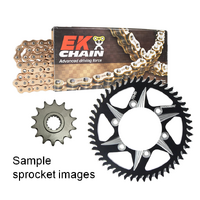 Gold X-Ring Chain & Sprocket Kit for 2006-2016 Honda CBR1000RR 16/45 - 520 Conversion