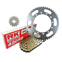 RK Gold Chain & Sprocket Kit for 1979-1983 Suzuki RM50 - 11/37