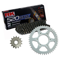 RK Black X-Ring Chain & Sprocket Kit for 2015-2025 Kawasaki Vulcan S ABS EN650 - 15/46