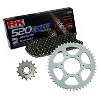 RK Black X-Ring Chain & Sprocket Kit for 2015-2023 Kawasaki Vulcan S ABS EN650 - 15/46