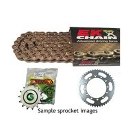 EK Gold X-Ring Chain & Steel Sprocket Kit for 08-12 BMW F650GS 16/42 8mm