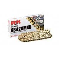 RK 420 MXU U ring MX Motocross Motorbike Chain 136 links - Gold