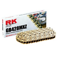 RK 428 MXZ Heavy Duty Race Motorbike Chain - 126 links Gold