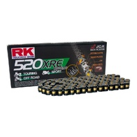 RK 525 XRE X-Ring Street Track Performance Motorbike Chain - 120 links Black
