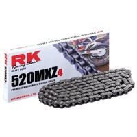 RK 520 MXZ4 Heavy Duty Race Track MX Motorbike Chain - 120 links