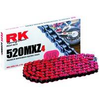 RK Red 520 MXZ4 Heavy Duty Race Track MX Motorbike Chain - 120 links