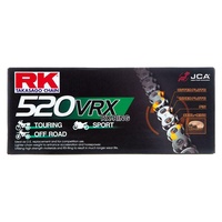 RK 520 VRX X-Ring Street Motocross Motorbike Chain - 112 links