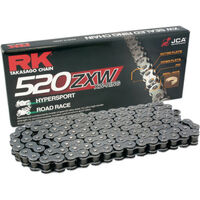 RK 520 ZXW Heavy Duty X-Ring Street Track Motorbike Chain -120 Links