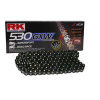 RK 530 GXW X-Ring Street Track Motorbike Chain - 120 links Black
