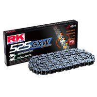 RK 525 GXW X-Ring Road Street Track MX Motorbike Chain - 112 links