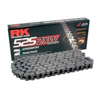 RK 525 ZXW Heavy Duty Race Track Motorbike Chain - 120 Links