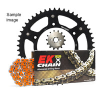 EK Orange Chain & Stealth Sprocket Kit for 2022-2023 KTM 250 EXC TPI - 13/52 (520 Pitch)