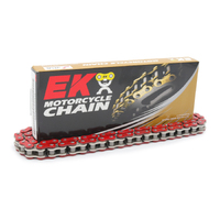EK Motorbike 420 Heavy Duty Motocross Chain Red 130 Link