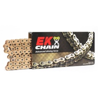 EK 525 SRX X-Ring X-Ring Motorbike Chain 124 links Gold