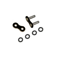 EK 525 NX-Ring Super Heavy Duty Black with Gold Pin Rivet Link