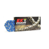 EK 525 ZVX heavy duty X-Ring X-Ring Motorbike chain - 124 links Blue