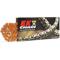 EK 525 ZVX heavy duty X-Ring X-Ring Motorbike chain - 124 links Orange
