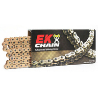 EK 525 ZVX heavy duty X-Ring X-Ring Motorbike chain - 124 links Gold