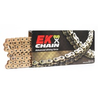 EK Motorbike 525 NX-Ring Super Heavy Duty Gold Chain 130 Links