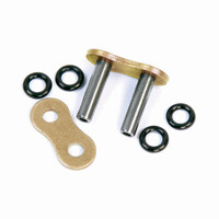 EK Motorbike Chain 530 QX-Ring Gold Rivet Link