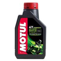 Motul 3100 Gold 10W40 Synthetic Four Stroke Engine Oil - 1L