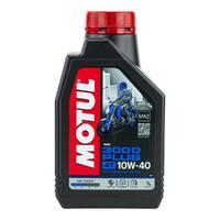 Motul 3000 Plus Semi Synthetic Four Stroke Oil 10W40 - 1L 