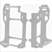 CrossPro Silver Radiator Guards for 2017-2019 Kawasaki KX250F