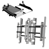 CrossPro Black Aluminum Radiator Guards for 2023 Husqvarna FC450