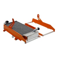 CrossPro Orange Aluminum Radiator Guards for 2024-2025 KTM 450 EXCF