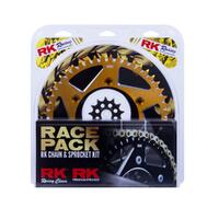 RK MX Gold Chain & Gold Alloy Sprocket Kit for 2013-2020 Suzuki RMZ450 13/49