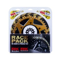 RK MX Gold Chain & Gold Alloy Sprocket Kit for 2013-2020 Suzuki RMZ450 13/50