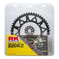 RK Lite Chain & Sprocket Kit Black 13/48 for Kawasaki KX250F 2006-2020