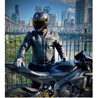 Two Wheel Appeal Level 2 Elite Street Premium Leather Mens Motorbike Jacket
