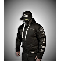Two Wheel Appeal Black Motorbike Hoodie with Dupont™ Kevlar® & Level 2 Body Armour