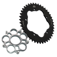 JT 39t Black Alloy Rear Sprocket with Adaptor for 2016-2019 Ducati 939 Hypermotard SP