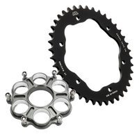 JT 38t Black Alloy Rear Sprocket with Adaptor for 2022-2024 Ducati 955 Streetfighter V2