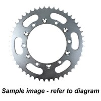 39t Steel Rear Sprocket for 2013-2024 Honda CBR500R - Optional Gearing 520 Pitch