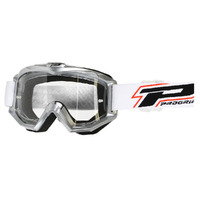 Progrip Raceline 3201 Grey Goggles With Clear Lens