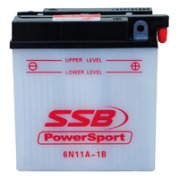 SSB PowerSport Flooded Motorbike Battery 6N11A-1B