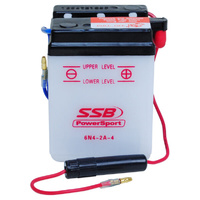 SSB Powersport Flooded Motorcycle Battery 6N4A-4D