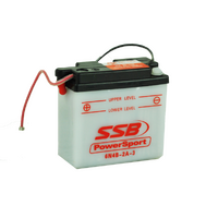 SSB Powersport Flooded Motorcycle Battery - 6N4B-2A-3 