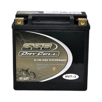 SSB DryCell HVT Motorcycle Battery - HVT-3 