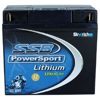 SSB 380CCA Lithium Battery for 1994-1998 Harley Davidson 1340 FLHR Road King