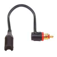 Optimate 12V SAE to DIN/BIke Connector 6"