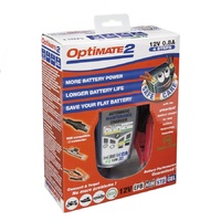 Optimate 2 battery charger maintainer for lead acid AGM MF gel 12V 0.8A
